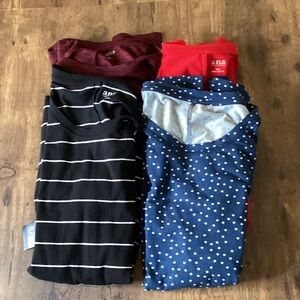 a.n.a long sleeve shirts bundle 4 shirts all XS